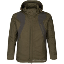 Factory Custom Outdoor Jacket Waterproof Active Jacket Army Green Hardwearing Hunting Jacket for Men